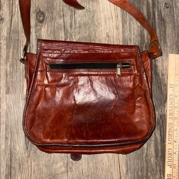 Vintage Komal’S passion leather crossbody bag -
70s - Picture 6 of 6